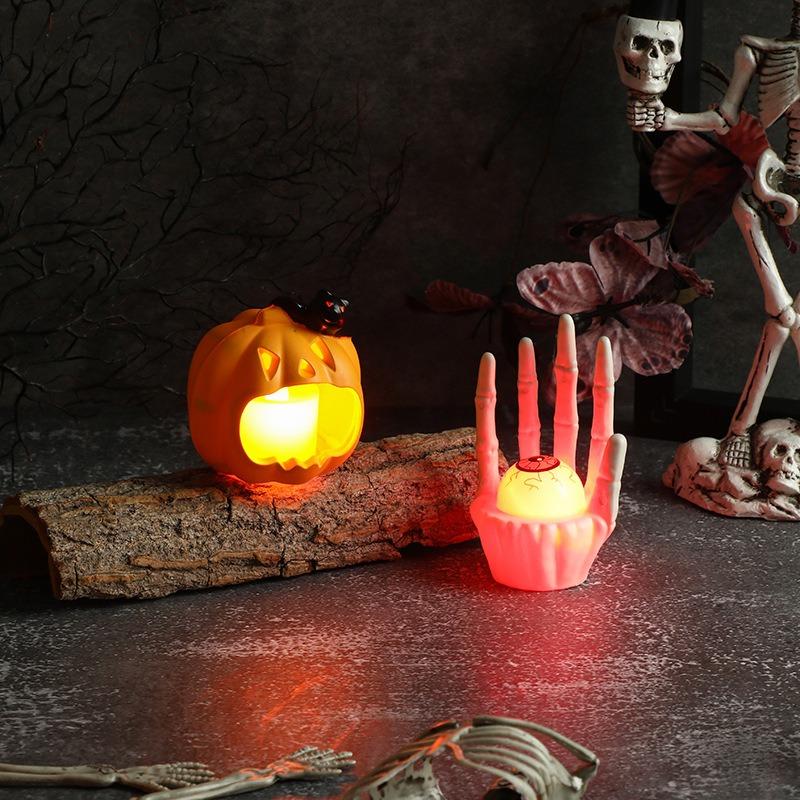 Halloween New Pumpkin Lantern Ornament Skull Skeleton Ghost Festival Party Ornaments Atmosphere Scene Arrangement Props