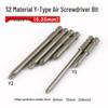 Magnetic Y-Shaped Tri-Point Screwdriver Bit Head for Electric Drills