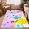 Disneyland Celebration Night Disney Cartoon Theme Anti-Slip Rug - Polyester, Home Decor, Suitable for Bedrooms, Living Rooms, Doorways, and Studios