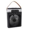 Portable Misting Fan 400ml Water Tank USB Desktop Essential Oil Aromatherapy Air Cooling Fan for Office Bedroom Black