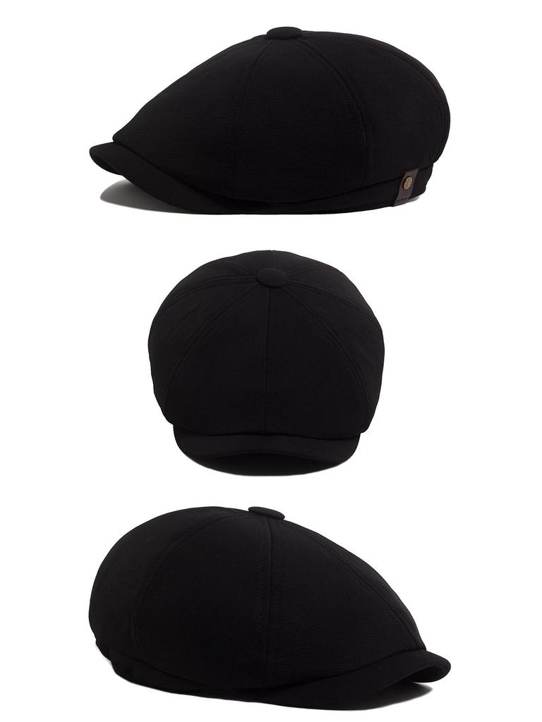 British Retro Octagonal Cap: Unisex Fashion Beret for Spring & Autumn - European & American Style Newsboy & Duckbill Design