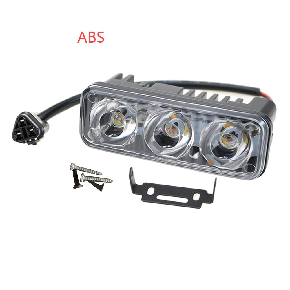 Автомобильные дневные ходовые огни 3LED дневные ходовые огни авто декоративные лампы фары светодиодные DRL автомобильные ходовые огни высокой мощности 6000K-6700K белые