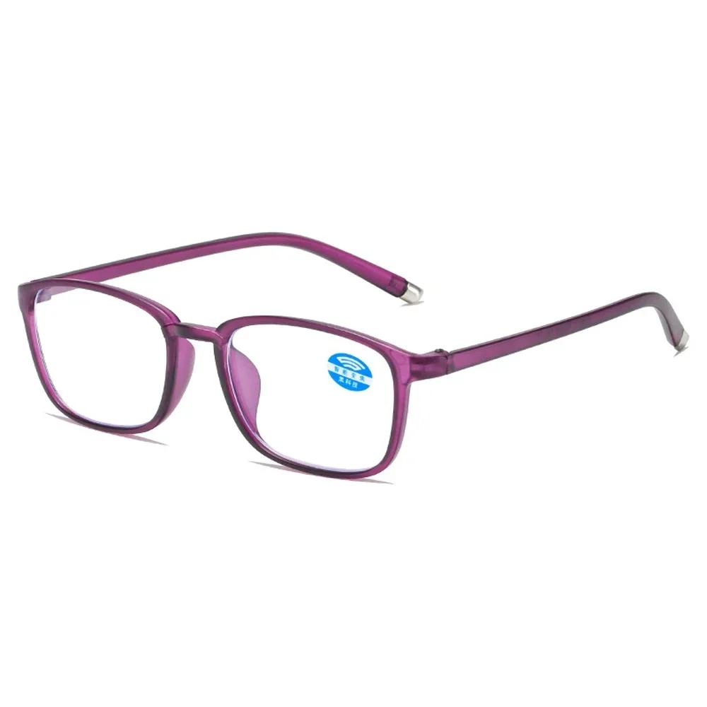 Intelligent Zoom Reading Glasses Auto Adjust Anti Blue Light Night Vision Presbyopic Eyewear for Men Women