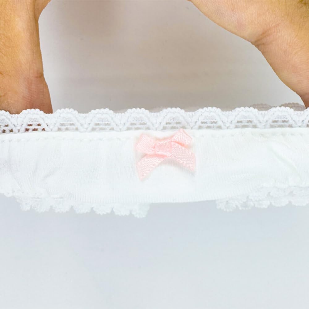 niannyyhouse 20cm Doll Cotton Doll Panties Plush Lace Doll Baby Clothes 3-Piece Set, Dress-Up, Toy, Panties, (20cm)