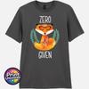 Zero Fox Given Grafik T-Shirt Lustiger Aufdruck Slogan T-Shirt Zen Fuchs Druck Lustiges Geschenk