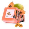 2PCS Handmade Papaya Essential Oil Soap Bar Herbal Skincare for Cleansing and Moisturizing Skin