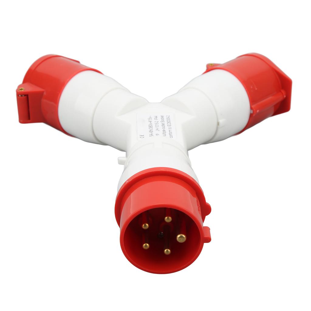 3 Way Industrial Plug Multifunctional 5 Cores 3P N E 16A IP44 Waterproof Y Type Industrial Aviation
