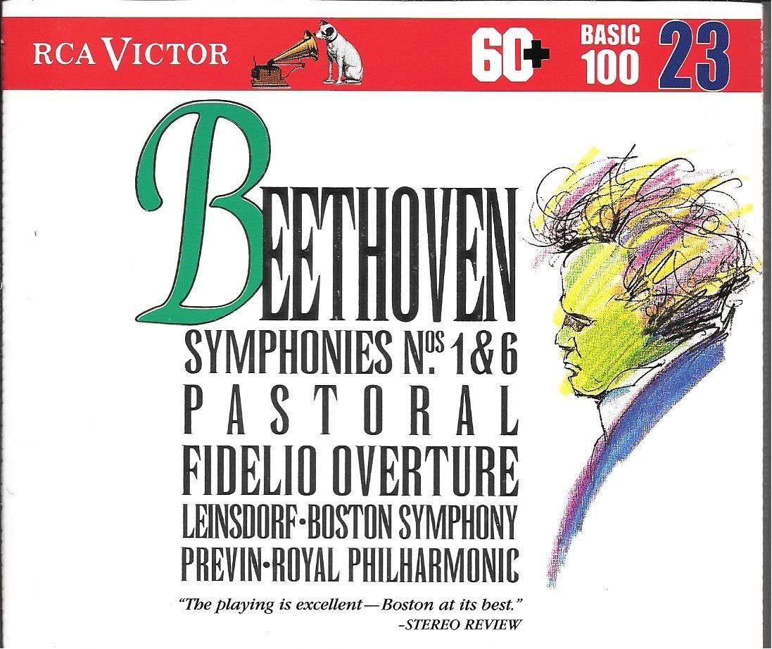 

CD BSO / LEINSDORF - Symphonies 1 & 6: Pastoral 09026617202 US Music Others Used