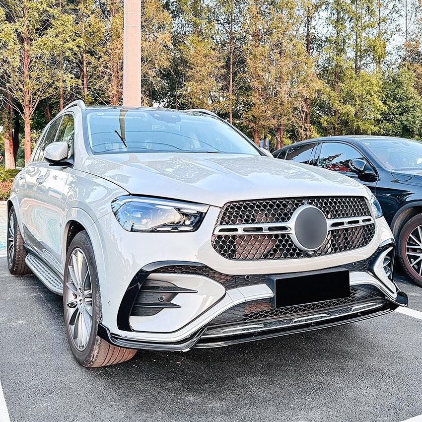 Car Front Bumper Lip Diffuser Spoiler For Mercedes-Benz GLE-Class GLE Coupe W167 C167 AMG 2024+