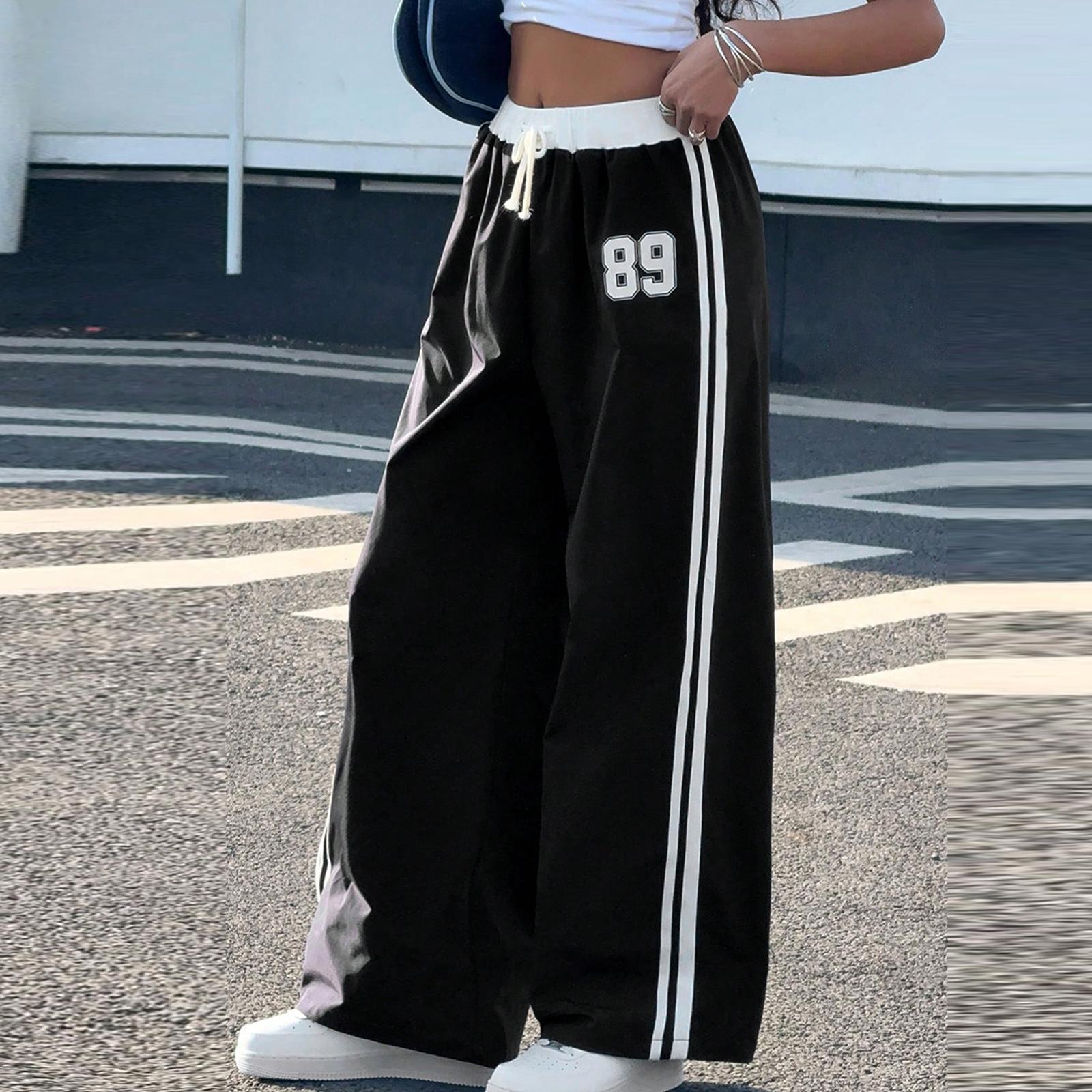 

Женские прямые брюки, модные повседневные брюки, брюки Harlan Nine Point XS белый