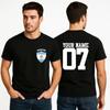 T-shirt Personnalisé Équipe Argentine Votre Nom Numéro Supporters Football Fan Top