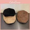Color Solid Fashion Duckbill Hat With Breathable Suede Fabric For Women Casual