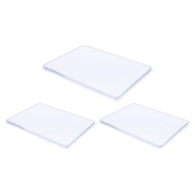 3Pcs Gel Printing Plates Reusable Gel Printing Kit Monoprinting Art Supplies for Card Making Craft Scrapbooking and Family