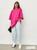 2025 Spring And Summer Cotton T-shirt Solid Colour Short-sleeved Female Loose Large Version Youthful Woman Clothes
