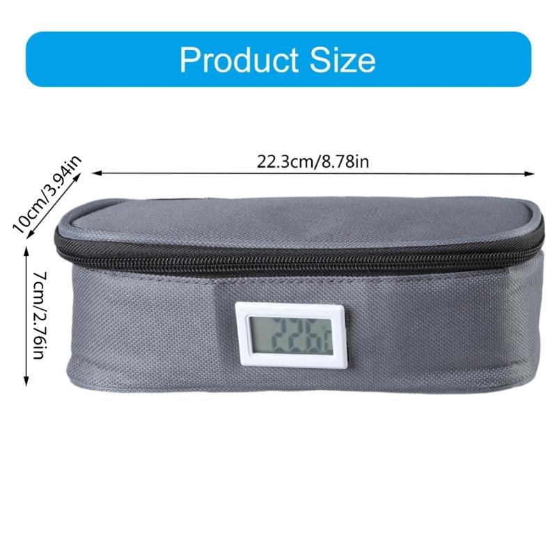 Reusable Diabetic Insulin Cooling Bag Thermals Insulated Medicals Coolers Suitable for Commuters and Traveler