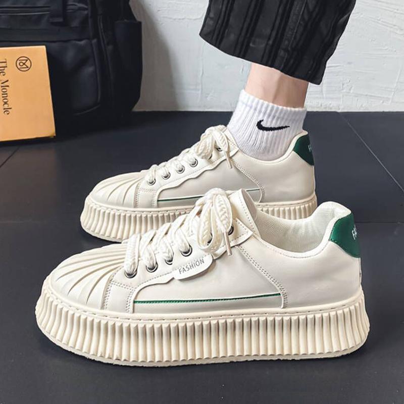 

Мужские туфли Shell Head весна 2025 новый тренд универсальные повседневные спортивные туфли для серфинга молодежные туфли на платформе белые туфли 39