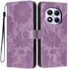 Wallet Case for Redmi Note 15 Pro 5G - Leather/PU, Purple, With Lanyard