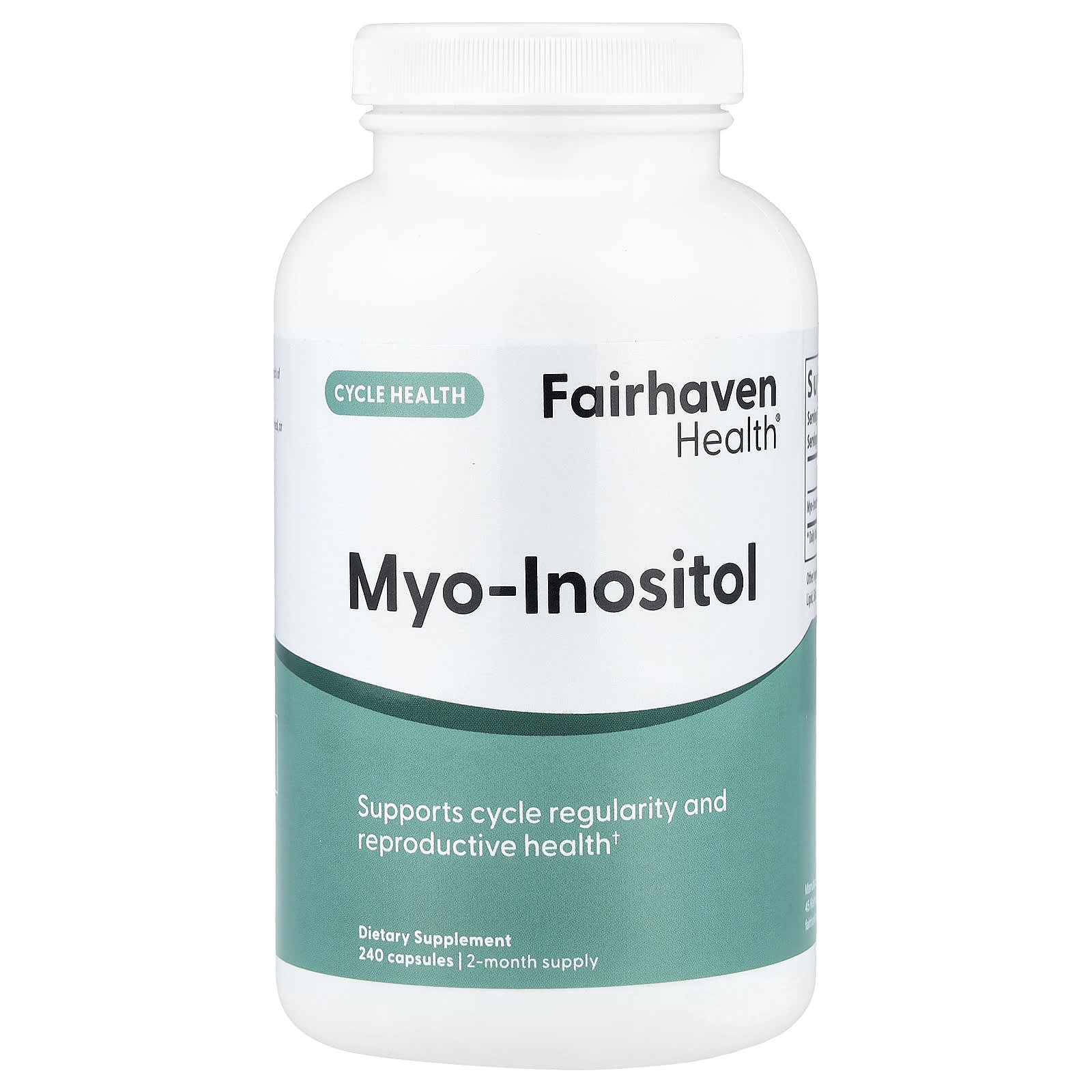 

Myo-inositol, 240 capsules (500 mg per capsule)