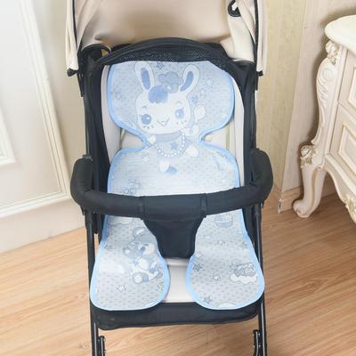 Tapis Frais pour Poussette et Chaise Haute Bébé 5 Points - Design Lin et Rotin