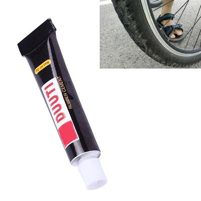 rubber cement bike tube repair