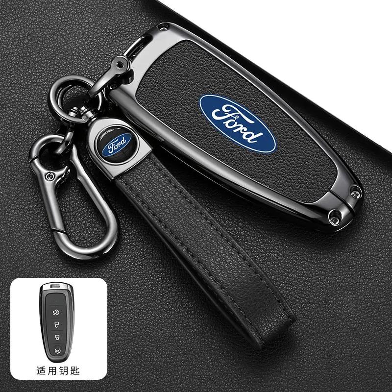 Autoaufkleber Autoaufkleber 2025 Heißes Auto Schlüsselanhänger Hülle Schale Für Ford Escape 2013 2014 2015 2016 2017 2018 2019 Escort Edge Taurus
