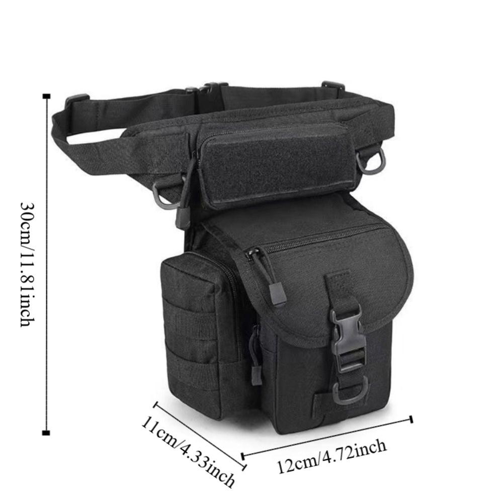 Adjustable Outdoor Drop Leg Bag Large Capacity Motorcycle Bag Climbing Hiking Waist Pack  Cycling