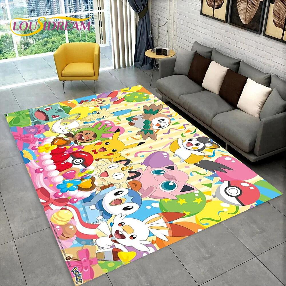 Cute Cartoon Japanese Anime Games Rug Carpet for Living Room Bedroom Home Decor,Floor Mat Non-slip Decoration for Sofa Doormat