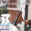 Powerful Glass Cleaner for Home & Bathroom Windows with Stain and Scale Remover Tool