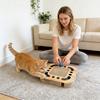 Scratching Pad Ball Track Cat Toy for Indoor Cats – Round Busy Box Scratcher with Bell Ball, Corrugated Cardboard & Rolling Tracks