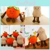 Novelty Plush Pillow With Persimmon And Peanut Animal Designs For Kids And Collectors