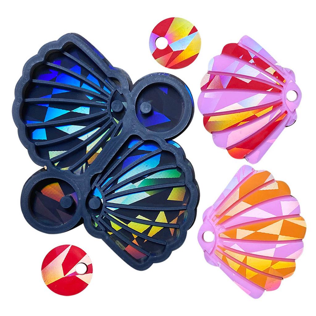 Earrings Pendant Epoxy Resin Mould DIY Ear Ring Necklaces Jewelry Silicone Mold Handmade Ear Adorments Casting Tool