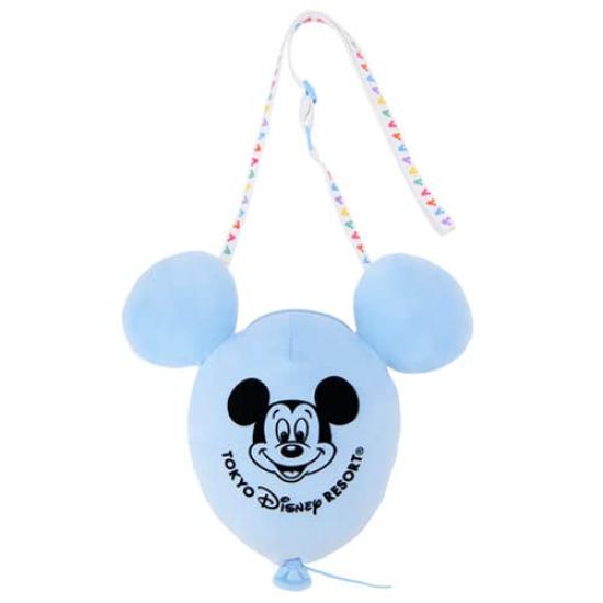 Balloon Shoulder Bag Disney Resort Balloon Design 2022 Disney Goods Souvenir (Mickey) (Blue) [Tokyo Exclusive]