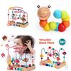 Colorful Wooden Bead Toy For Kids Fun And Educational For Developing Cognitive And Motor Skills 82 Characters