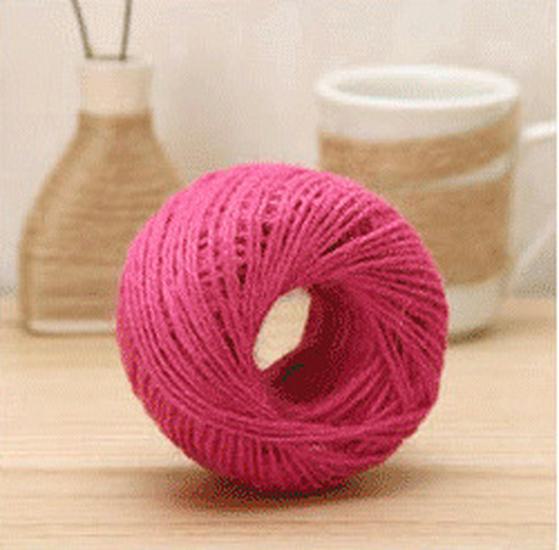 Vintage Style Colored Hemp Rope for DIY and Photo Clips (1.5-2mm, 25m/50m/100m)