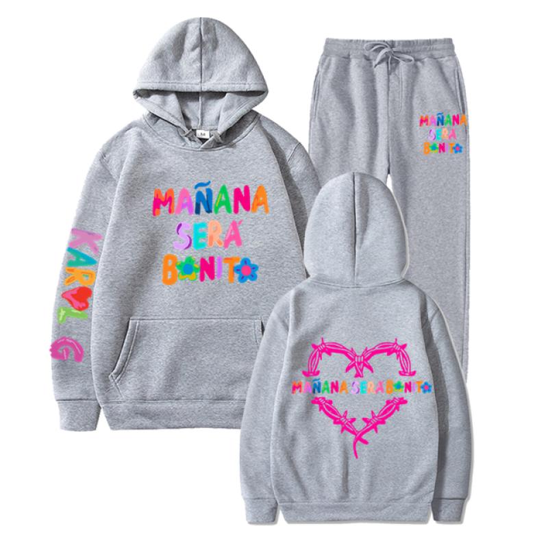 

Новинка 2023 года, Karol G Manana Sera Bonito Singer, мужской/женский модный спортивный костюм, мужская женская одежда, новая толстовка с капюшоном в стиле аниме M