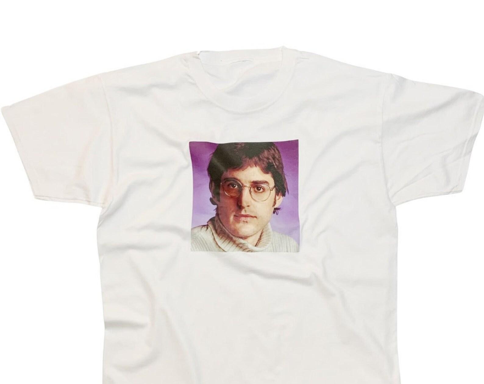Louis Theroux T-Shirt Vintage Staring with Glasses XL