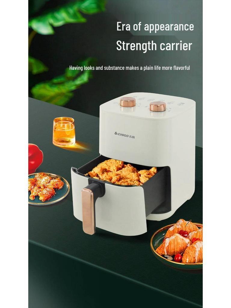 Large Capacity Drawer Air Fryer with Smart Safety Protection