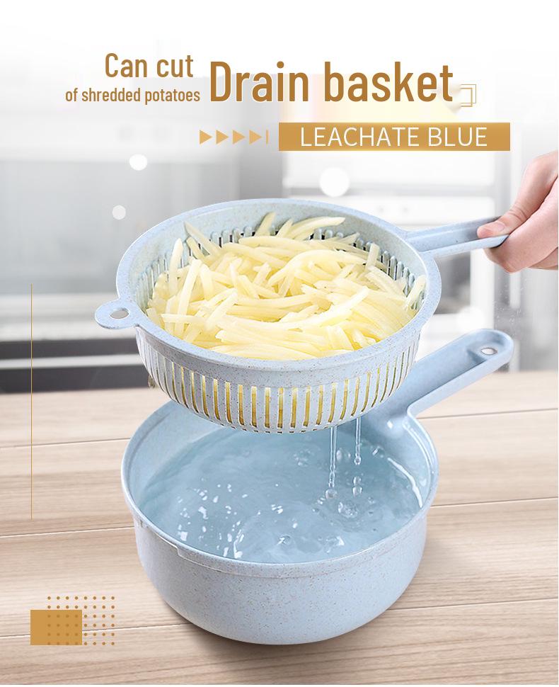 Multifunctional Kitchen Vegetable and Potato Grater & Slicer