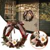 Christmas Wreaths Xmas Art Decorations Thanksgiving Day Indoor Outdoor Home Decorative Wreath Wall Window Door Wreath
