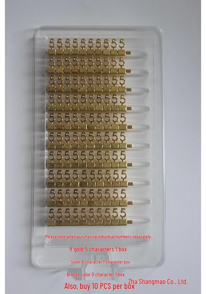 Gold Perfume Metal Currency Price Tags for Jewelry Accessories 3D Ornaments