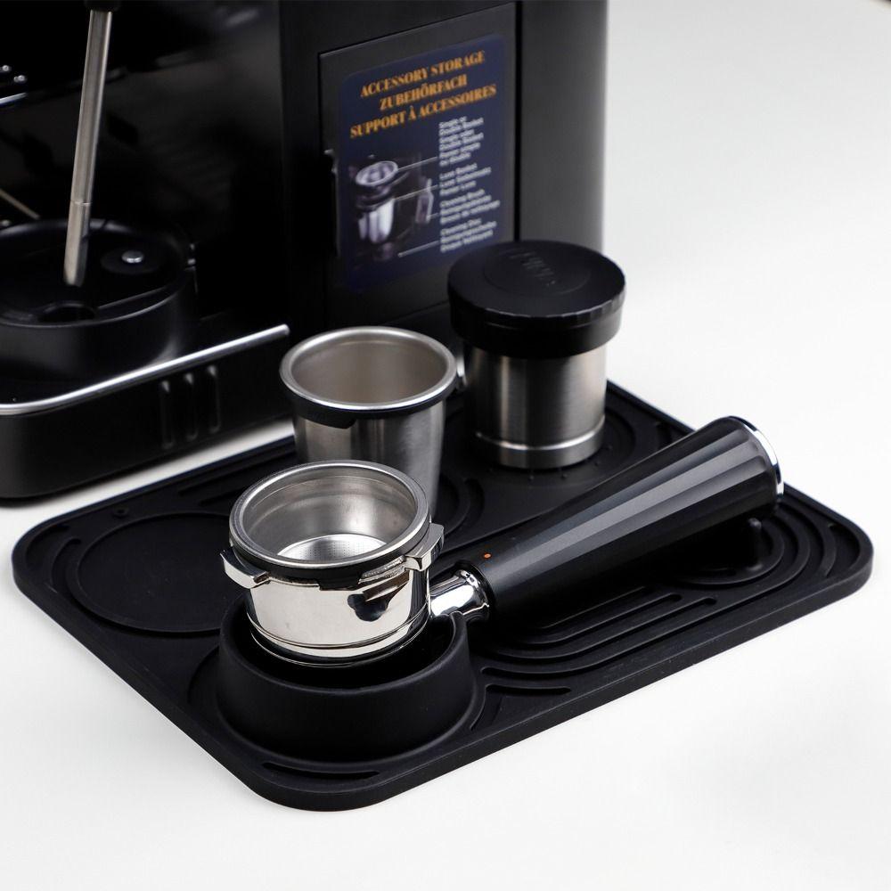 Silikon Kaffeeunterlage Mehrschlitz Espresso Matte Espresso Tampermatte Kaffeemaschinenzubehör