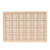 Jewelry Storage Display Trays Multipurpose 24 Grids Jewelry Tray for Ring Earring Bangle Bracelet