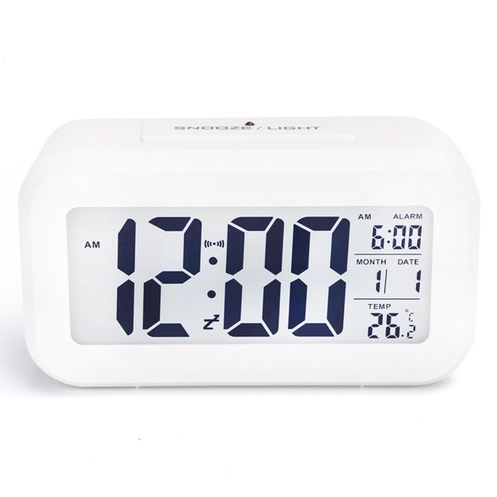 Temperature Display Digital Alarm Clock Battery Operated Bedside Alarm Clock For Bedside