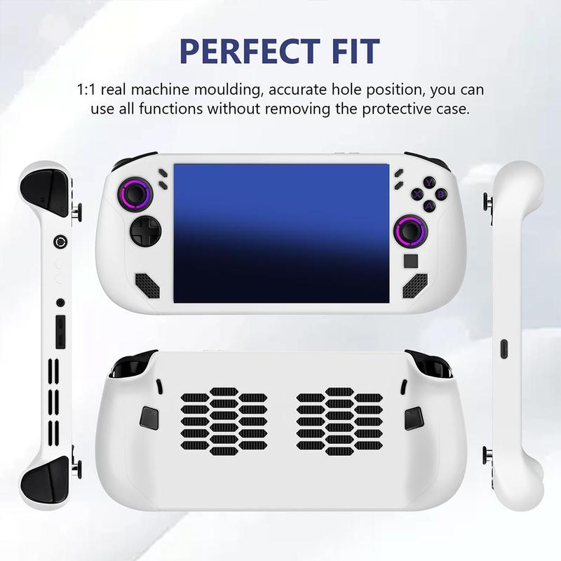 For Legion Go S Soft Silicone Anti-Slip Shockproof Case Handheld Drop-proof Sweat-proof Game Console Protective Cover