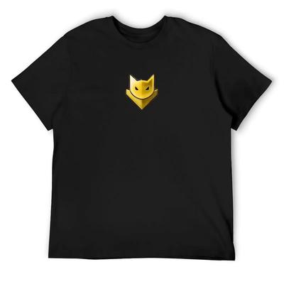 Yellow Catmander - GW2 T-Shirt Custom T Shirt Man T-shirt Croswit Shirt Man Luxury T-shirt Mens Big and Tall T Shirts