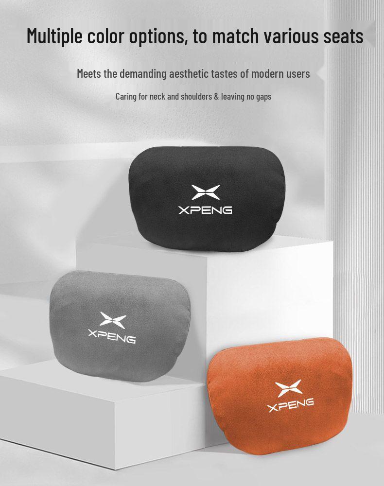 XPeng G9 Car Accessory Set: Headrest, Lumbar, Neck & Seat Pillows, 2023 Model.