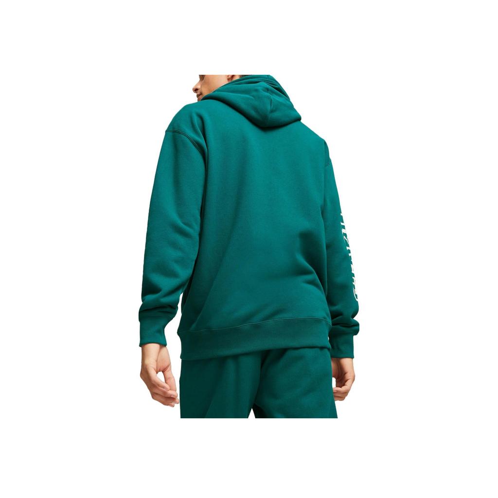 PUMA x STAPLE Ss23 Oversized Hoodie With Letter Print Men Hoodie Christmas-Green 622202-43