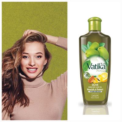 Oliwkowy olejek do włosów 200ml. Vatika Naturals Multiwitamina - Naturalnie odżywiaj i chroń swoje włosy