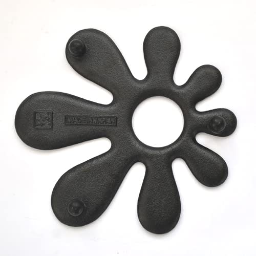 Ichiudo Nambu Ironware Teapot Mat, Cactus Design, Black