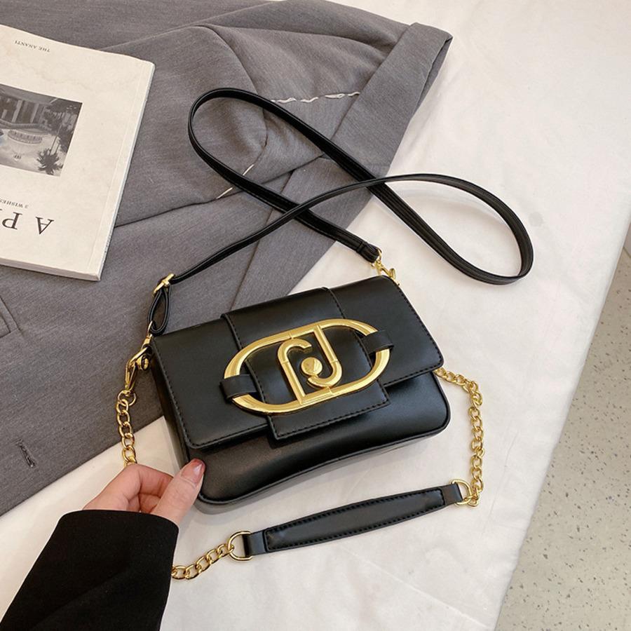 Women's Designer Bags Leather Metal Buckle Fin Wing Plaza Shoulder Bags Fashion Ladies Casual Messenger Bags